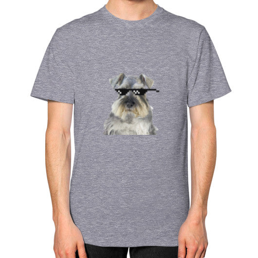 Unisex T-Shirt (on man) Tri-Blend Grey unorthodoxy