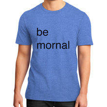 District T-Shirt (on man) Heather blue unorthodoxy