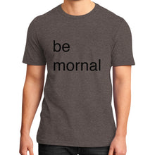 District T-Shirt (on man) Heather brown unorthodoxy