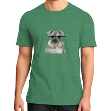 District T-Shirt (on man) Heather green unorthodoxy