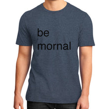 District T-Shirt (on man) Heather navy unorthodoxy