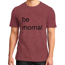District T-Shirt (on man) Heather red unorthodoxy