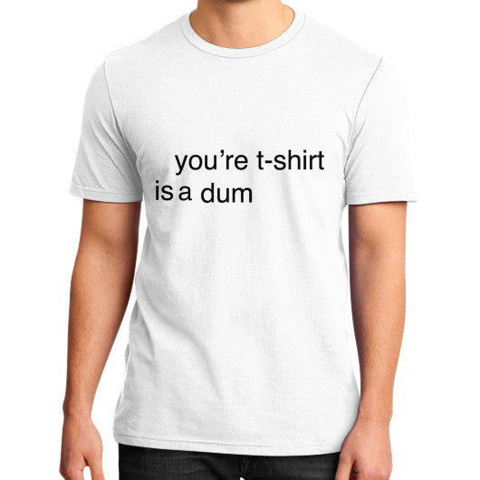 District T-Shirt (on man) White unorthodoxy