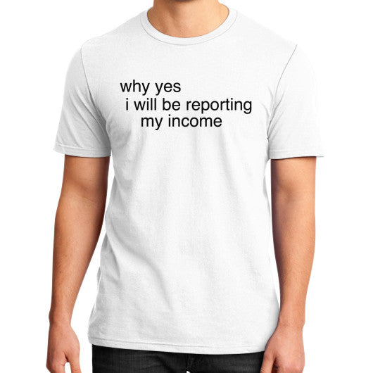 District T-Shirt (on man) White unorthodoxy