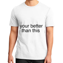 District T-Shirt (on man) White unorthodoxy