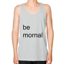 Unisex Fine Jersey Tank (on man) Silver unorthodoxy