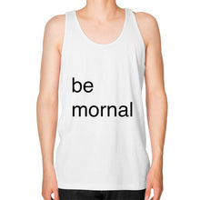 Unisex Fine Jersey Tank (on man) White unorthodoxy