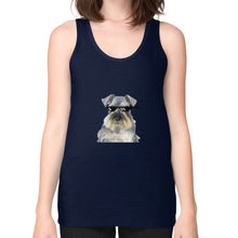Unisex Fine Jersey Tank (on woman) Navy unorthodoxy