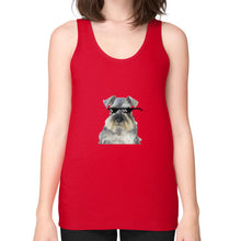 Unisex Fine Jersey Tank (on woman) Red unorthodoxy