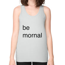 Unisex Fine Jersey Tank (on woman) Silver unorthodoxy