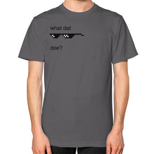 Unisex T-Shirt (on man) Asphalt unorthodoxy