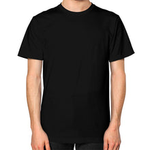 Unisex T-Shirt (on man) Black unorthodoxy