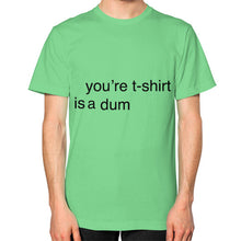 Unisex T-Shirt (on man) Grass unorthodoxy