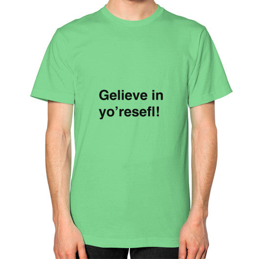 Unisex T-Shirt (on man) Grass unorthodoxy