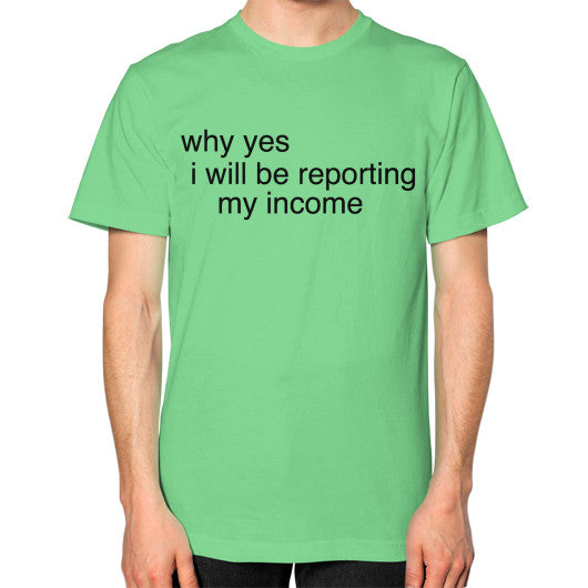 Unisex T-Shirt (on man) Grass unorthodoxy