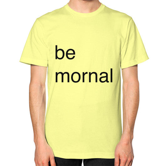 Unisex T-Shirt (on man) Lemon unorthodoxy