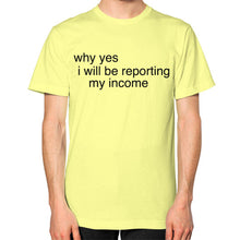 Unisex T-Shirt (on man) Lemon unorthodoxy