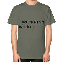 Unisex T-Shirt (on man) Lieutenant unorthodoxy
