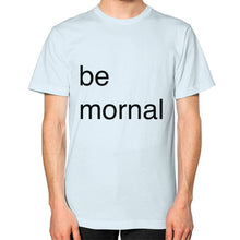 Unisex T-Shirt (on man) Light blue unorthodoxy