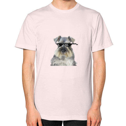 Unisex T-Shirt (on man) Light pink unorthodoxy