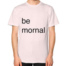 Unisex T-Shirt (on man) Light pink unorthodoxy