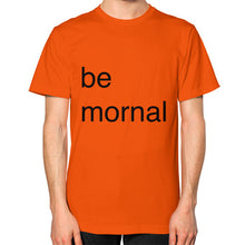 Unisex T-Shirt (on man) Orange unorthodoxy