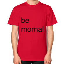 Unisex T-Shirt (on man) Red unorthodoxy