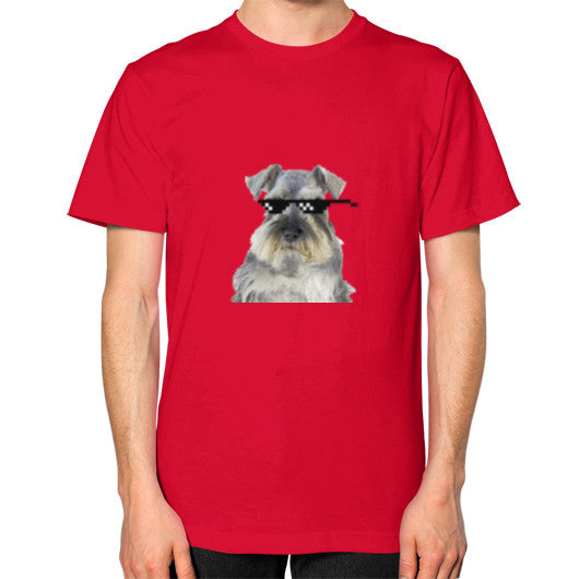 Unisex T-Shirt (on man) Red unorthodoxy