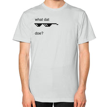 Unisex T-Shirt (on man) Silver unorthodoxy