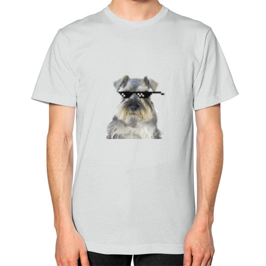 Unisex T-Shirt (on man) Silver unorthodoxy