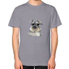 Unisex T-Shirt (on man) Slate unorthodoxy