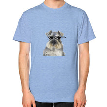 Unisex T-Shirt (on man) Tri-Blend Blue unorthodoxy