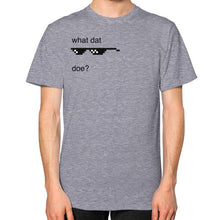 Unisex T-Shirt (on man) Tri-Blend Grey unorthodoxy