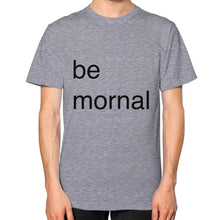 Unisex T-Shirt (on man) Tri-Blend Grey unorthodoxy