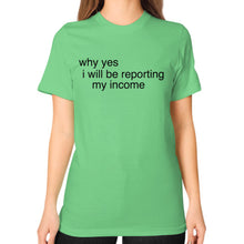 Unisex T-Shirt (on woman) Grass unorthodoxy