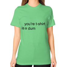 Unisex T-Shirt (on woman) Grass unorthodoxy
