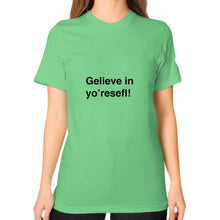Unisex T-Shirt (on woman) Grass unorthodoxy