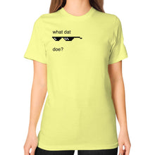 Unisex T-Shirt (on woman) Lemon unorthodoxy