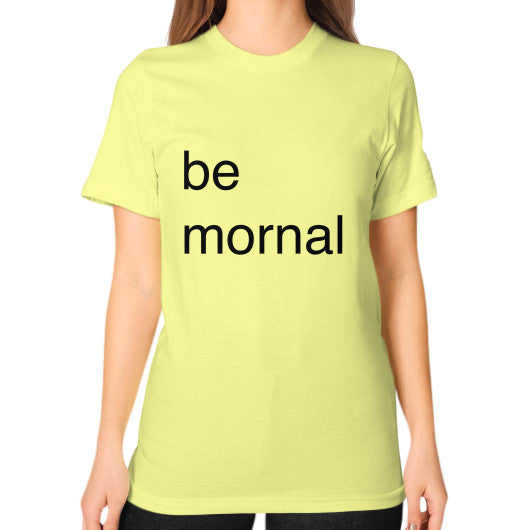 Unisex T-Shirt (on woman) Lemon unorthodoxy