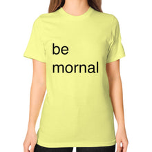 Unisex T-Shirt (on woman) Lemon unorthodoxy