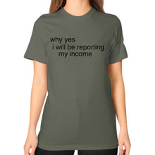 Unisex T-Shirt (on woman) Lieutenant unorthodoxy