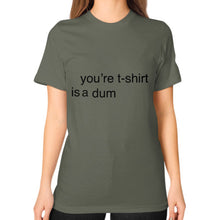 Unisex T-Shirt (on woman) Lieutenant unorthodoxy