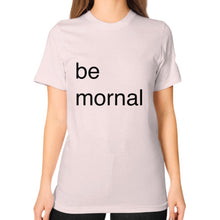 Unisex T-Shirt (on woman) Light pink unorthodoxy