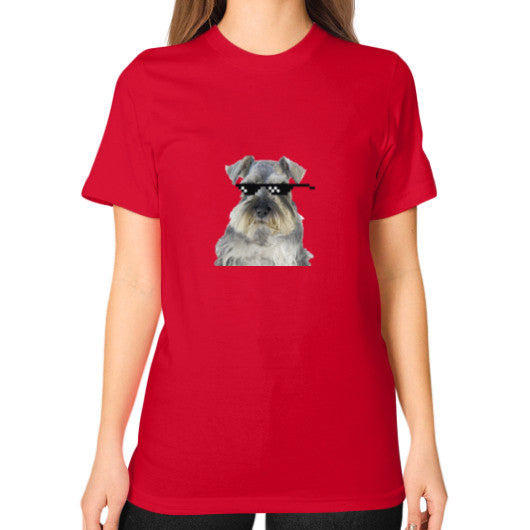 Unisex T-Shirt (on woman) Red unorthodoxy