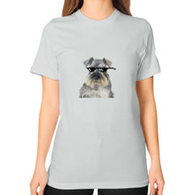 Unisex T-Shirt (on woman) Silver unorthodoxy