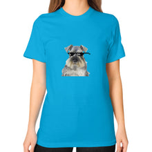 Unisex T-Shirt (on woman) Teal unorthodoxy