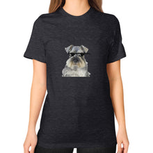 Unisex T-Shirt (on woman) Tri-Blend Black unorthodoxy