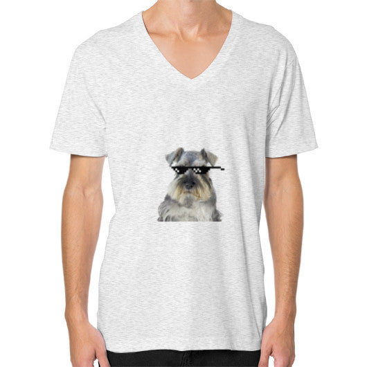 V-Neck (on man) Ash grey unorthodoxy