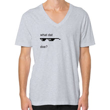 V-Neck (on man) Heather grey unorthodoxy