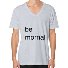 V-Neck (on man) Heather grey unorthodoxy